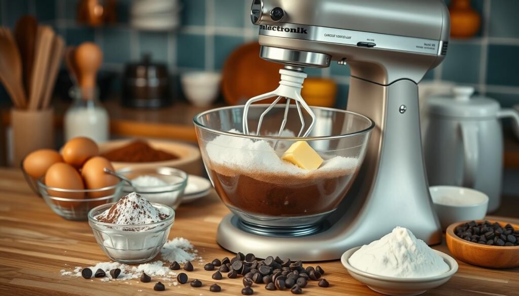 Creaming method for chocolate cake