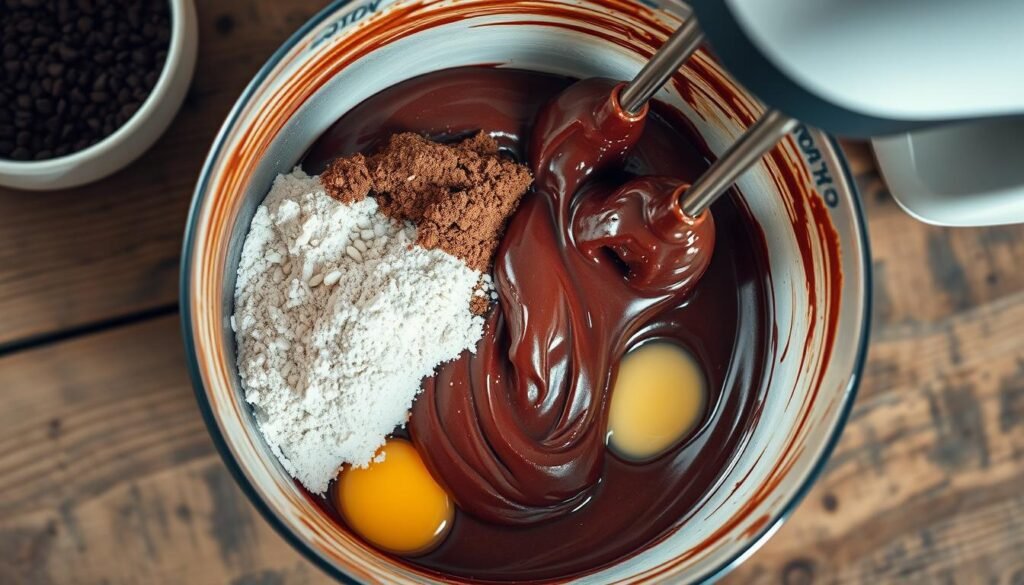 all-in-one method chocolate cake